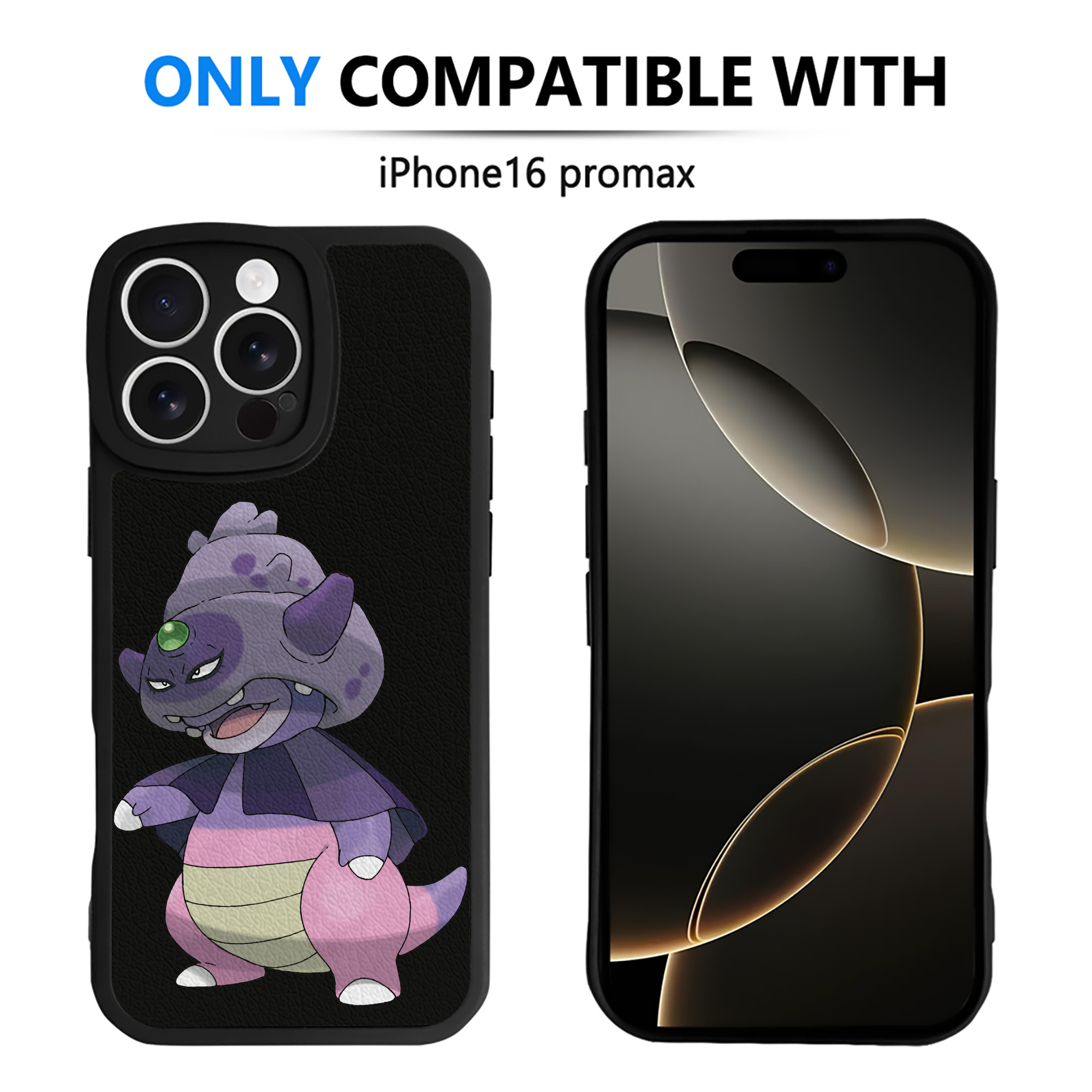 （画像用） ポケットモンスター Pokémon 【iPhone 16シリーズ対応】シリコンスマホケース（レザー調） 材質：シリコン